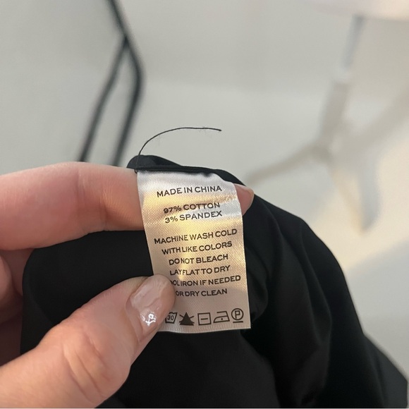 NWT Hill House The Nesli Nap Dress Black Extra-Small Women's - Picture 11 of 11